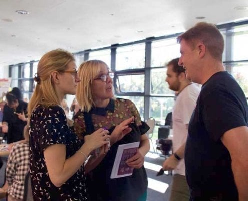 IMG_3019 Carolyn Lewis and Jackie Bean (director) of Impact and Darren from Average Joe